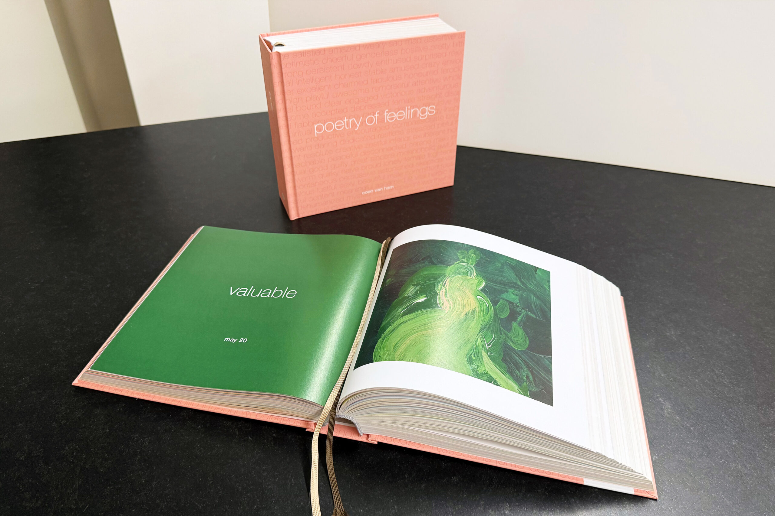 boek poetry of feelings coen van ham kalender book